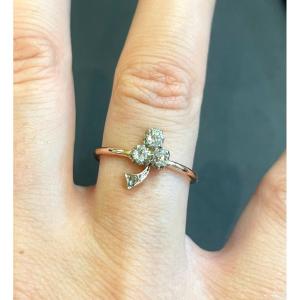 Diamond Clover Ring