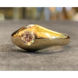 English Diamond Bangle Ring