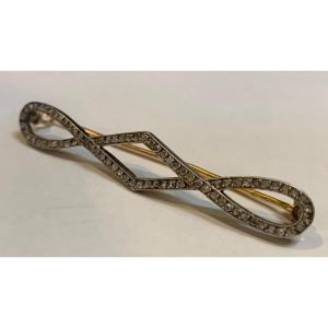 Diamond Roses Brooch