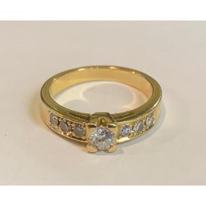 Gold Diamond Ring
