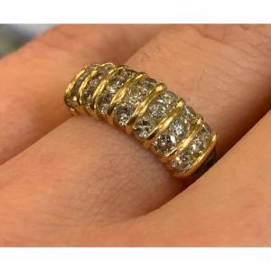 Diamond Line Ring