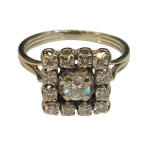 Square Diamond Ring