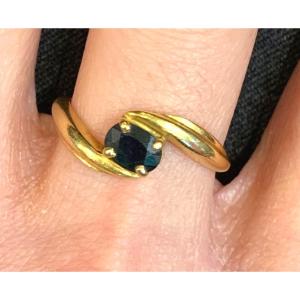 Gold And Sapphire Ring
