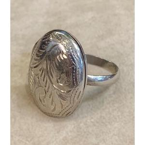 Silver Cassolette Ring