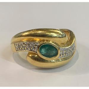 Emerald Diamond Ring