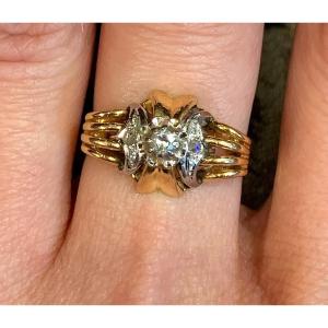 Diamond Tank Ring