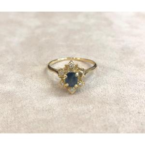 Sapphire And Diamond Ring