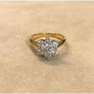 Pompadour Diamond Ring
