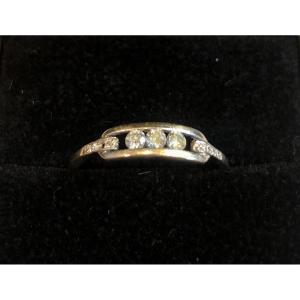 Diamond Line Ring