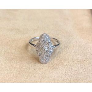 Navette Diamond Ring
