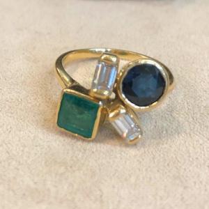 Asymmetrical Elegance Ring