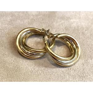 Intertwined Hoop Earrings