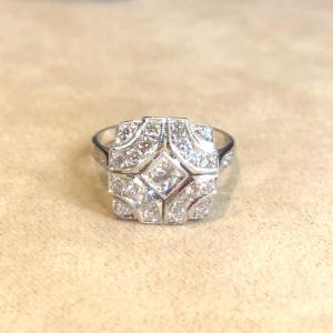 Square Diamond Ring