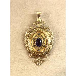 Amethyst Brooch Or Pendant