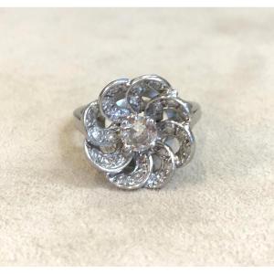 Swirl Flower Ring