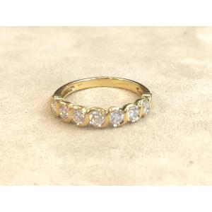 Diamond Interlaced Wedding Band