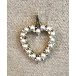 Pearl Heart Pendant