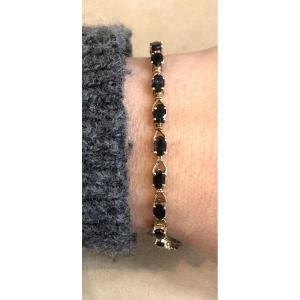 Sapphire Line Bracelet
