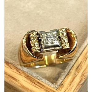 Diamond Tank Ring 
