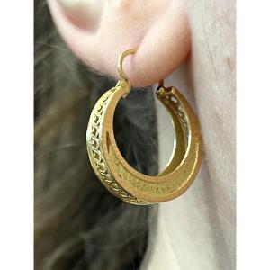 Gold Hoop Earrings 