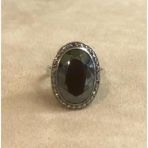 Hematite And Marcasite Ring