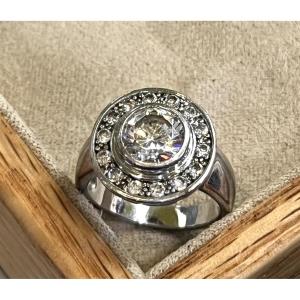 Pompadour Zircon Ring