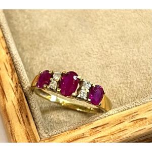Ruby And Diamond Ring