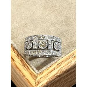 Diamond Bandeau Ring 