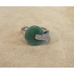 Round Jade Ring