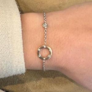 Circle Bracelet With Diamonds