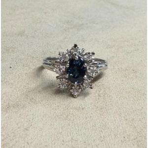 Pompadour Sapphire Ring