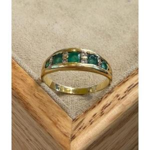 Emerald Headband Ring