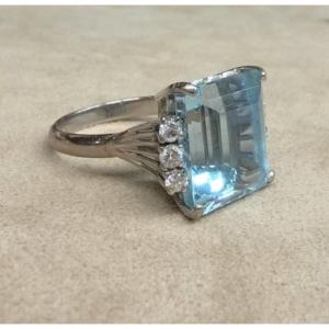 Aquamarine Ring