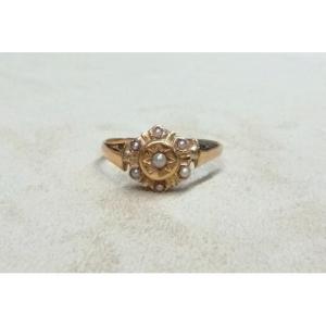 Ring With Fine Pearls