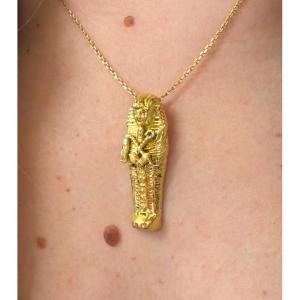 Egyptian Sarcophagus Pendant