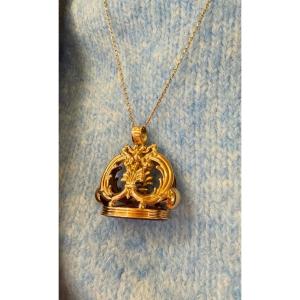 Carnelian Bucket Pendant