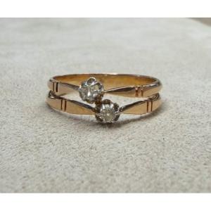 Diamond Toi Et Moi Ring