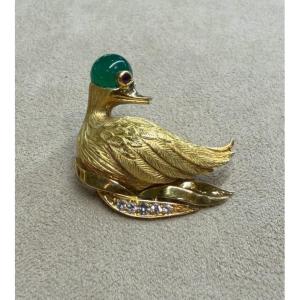 Duck Brooch