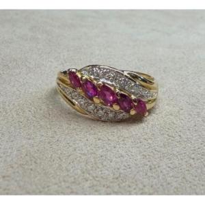 Ruby And Diamond Ring