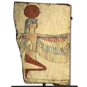 Mummy Sarcophagus Fragment. Egyptian, Late Dynastic Period, Ca. 712 To 332 Bce.