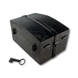 Wrought Iron Messengers Casket. French, Late 16th Century.