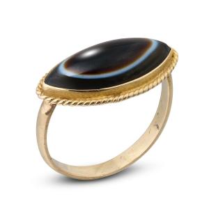 Archeological Revival Apotropaic ‘eye’ Ring. English Or Italian, 19th Century.