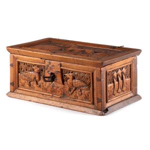 Small Minnekästchen. Southern Germany, Rhine Valley, 15th Century.