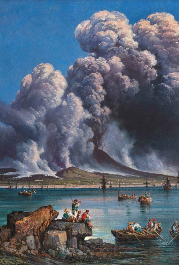 Gonsalvo Carelli - Terribile eruzione del 16 aprile 1873