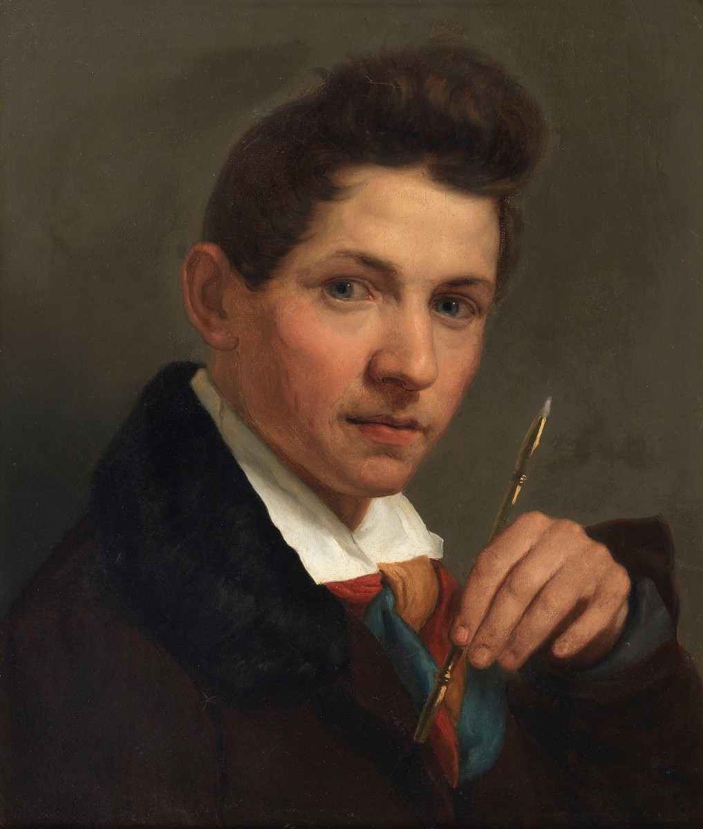 GIOVANNI CARNOVALI detto PICCIO Ritratto di pittore (1830-1835 circa)