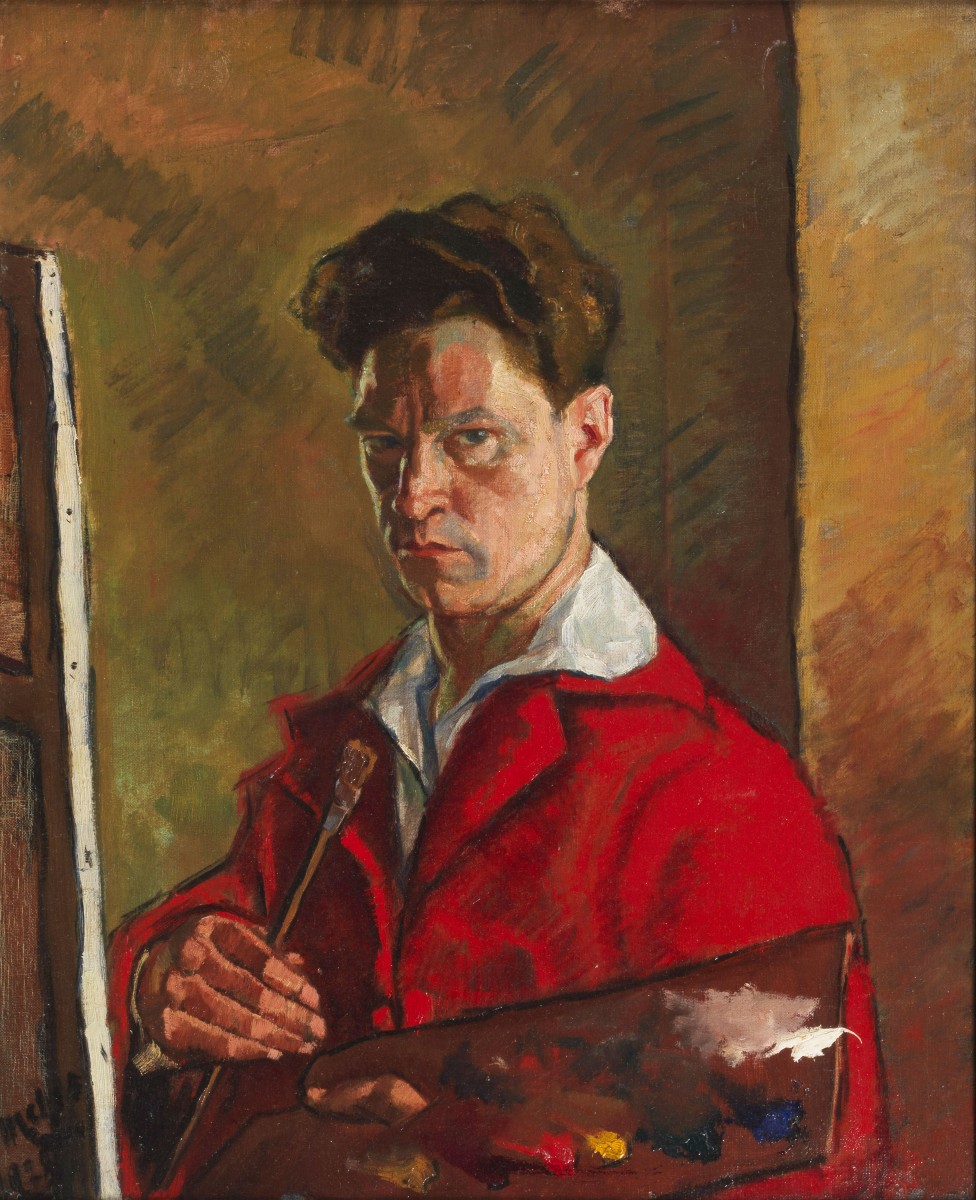 Melkiorre Melis Autoritratto con tavolozza(1924)