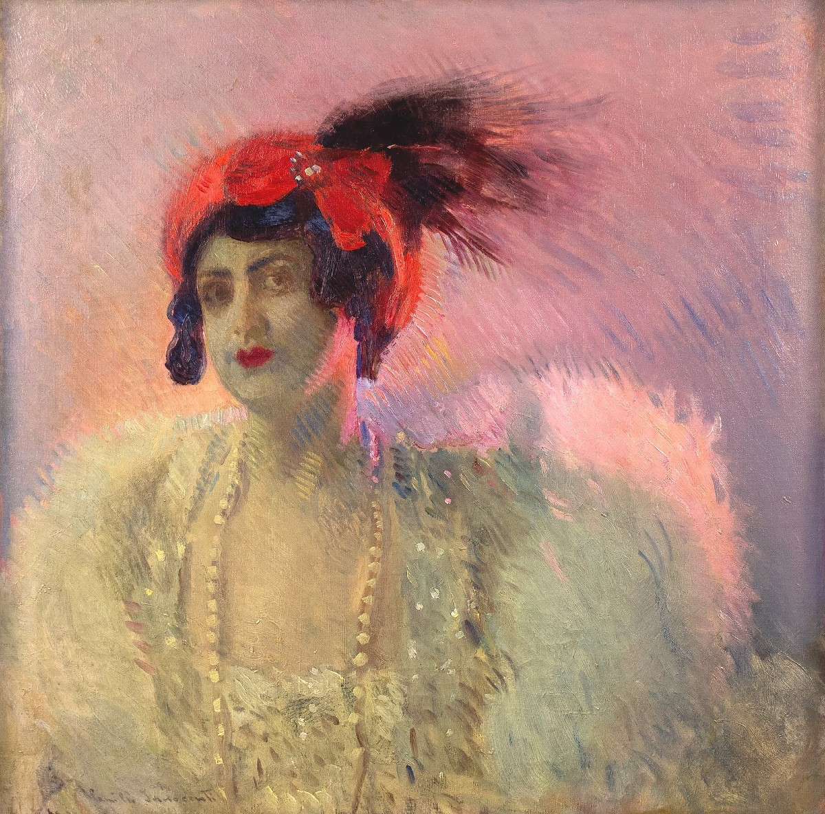 Camillo Innocenti, Turbante rosso (1910)