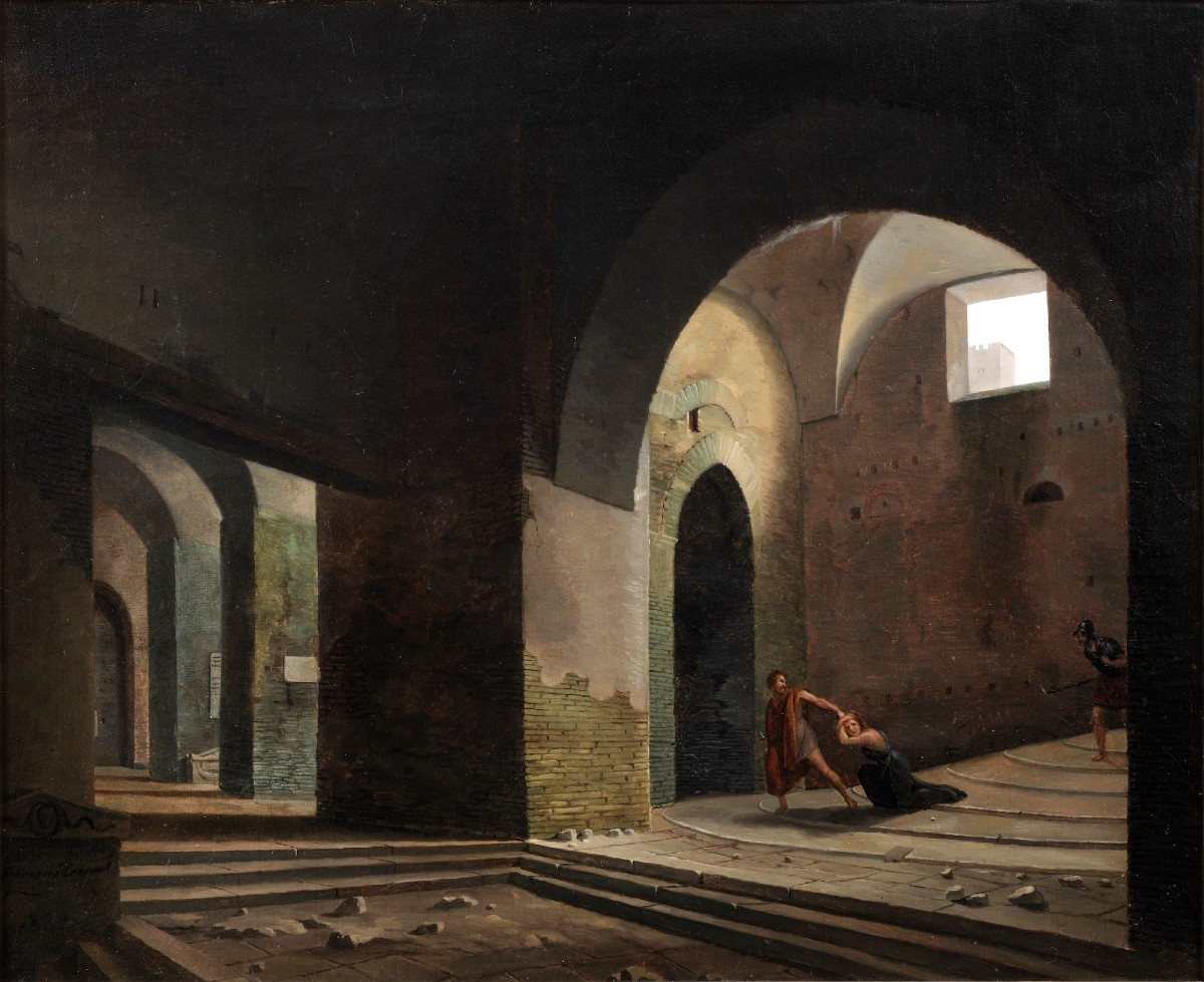 Francesco Trecourt Scena storica