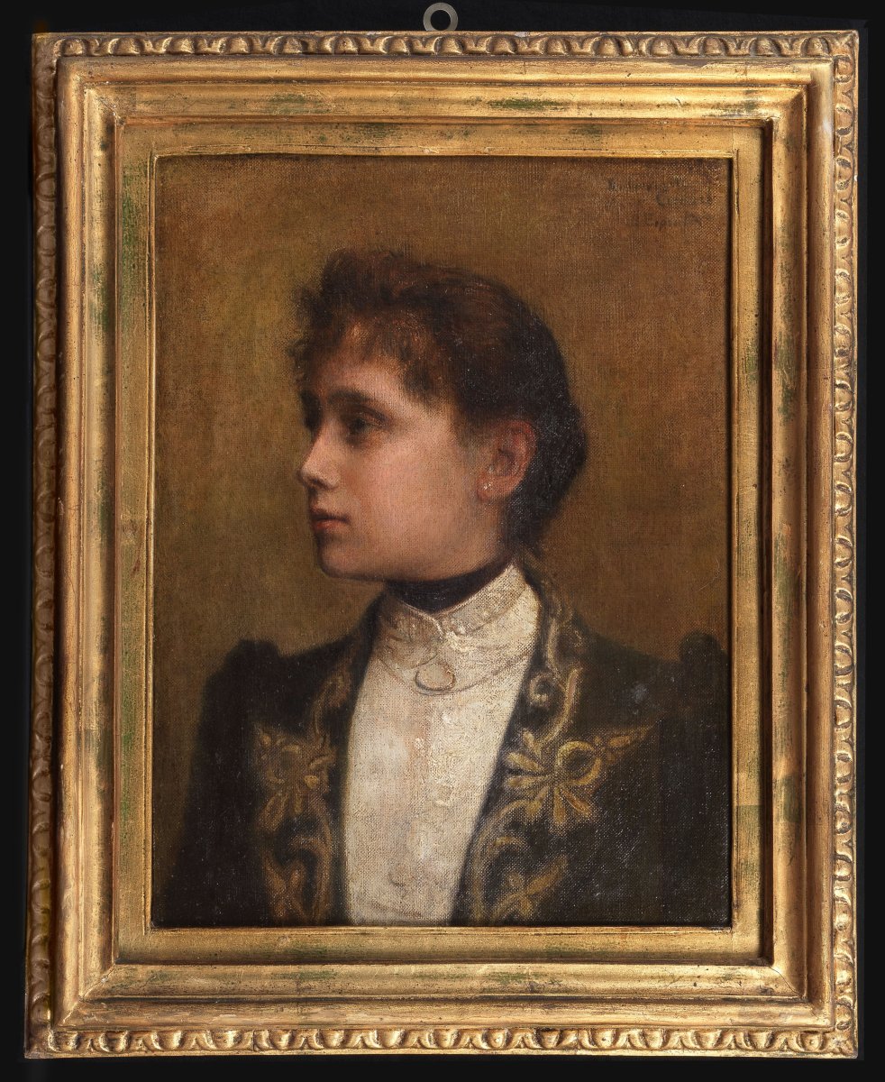GAETANO ESPOSITO - Ritratto femminile - Evelina-photo-2