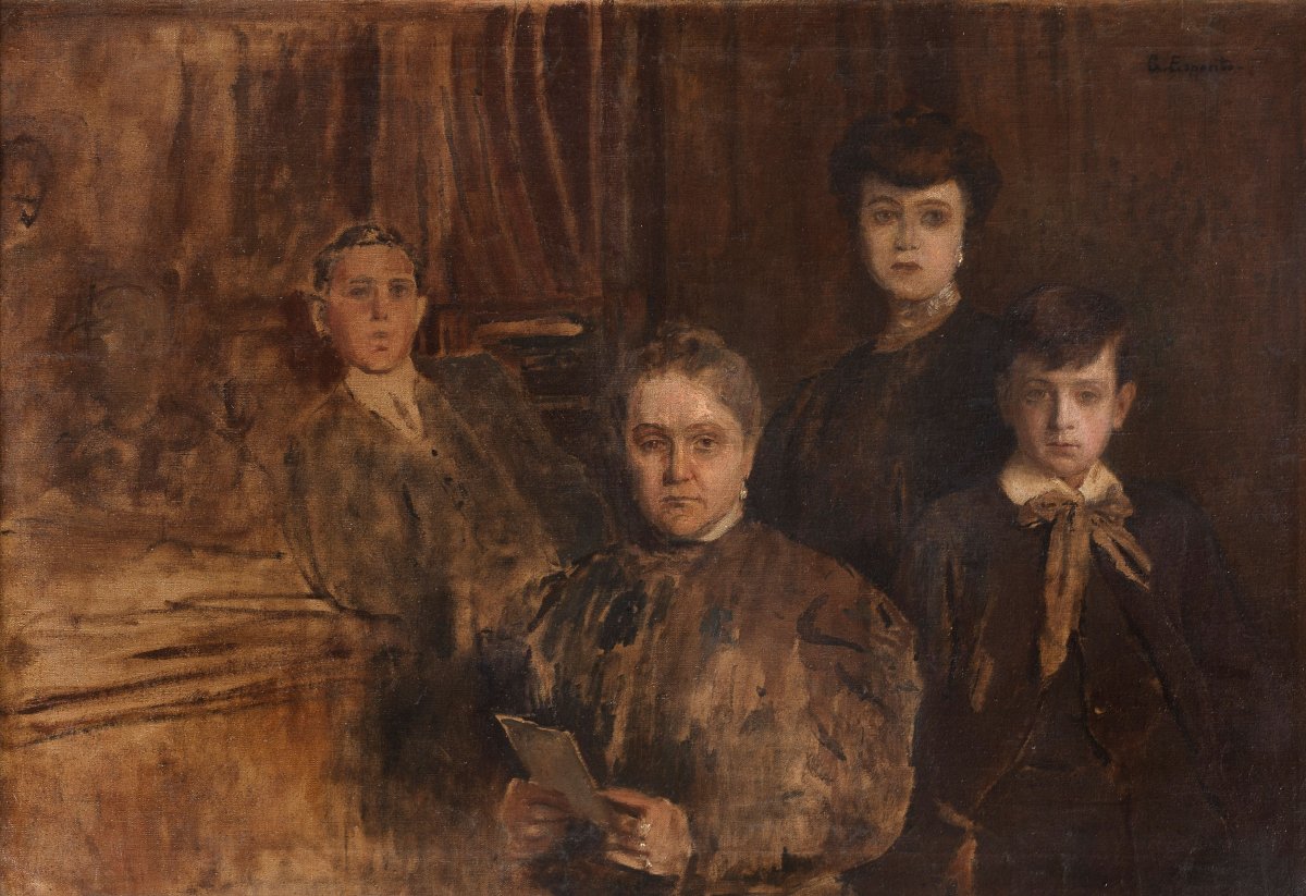 GAETANO ESPOSITO - Ritratto della famiglia della sorella